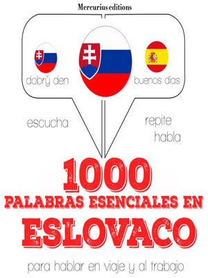 cover image of 1000 palabras esenciales en eslovaco